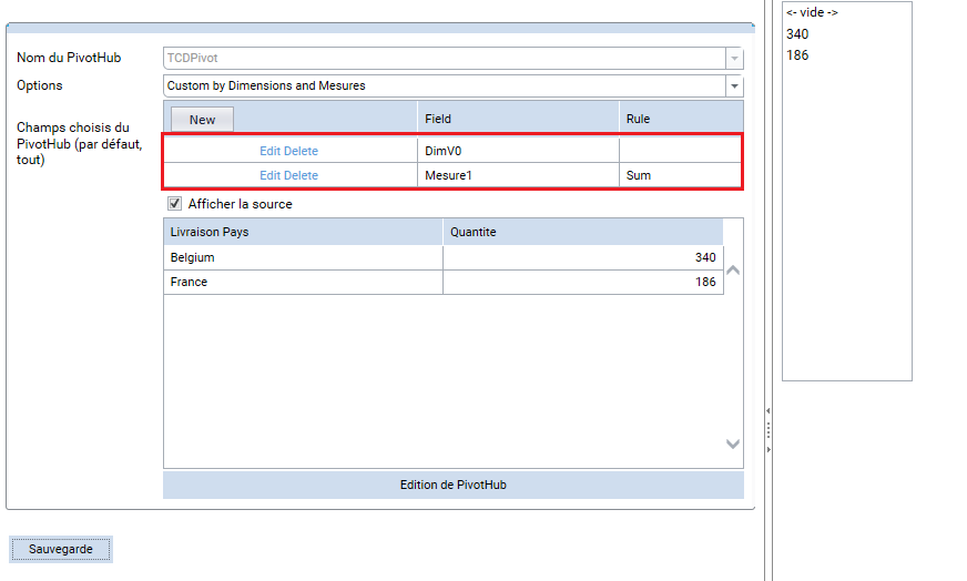 Datasources - PivotHub pour composants liste 2/3