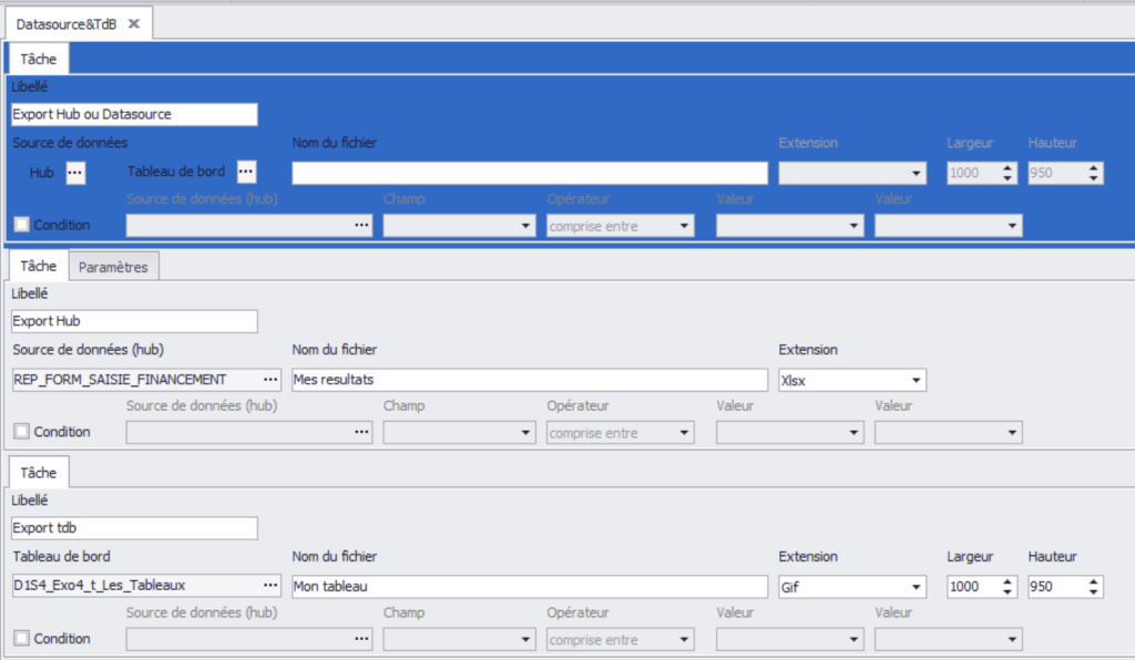 Export Mails - configuration de l'export 3/3